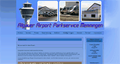 Desktop Screenshot of airport-parkservice.com