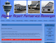 Tablet Screenshot of airport-parkservice.com